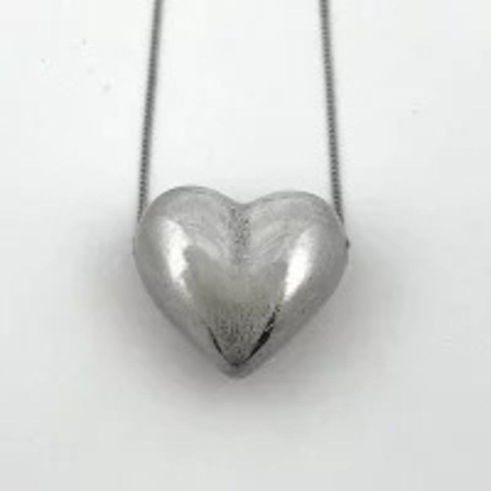 Tiffany Co Heart Necklace Motif Sterling Silver